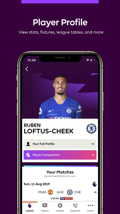 Premier League Player App screenshot 3