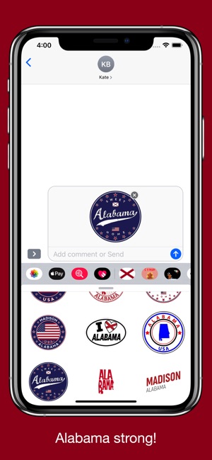 Alabama emojis - USA stickers(圖3)-速報App