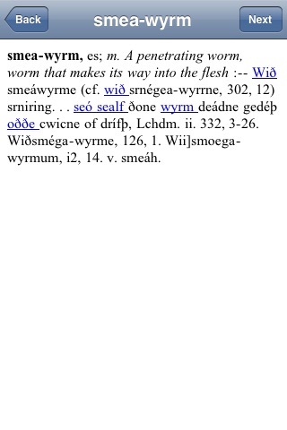 Old English Dictionary screenshot 4