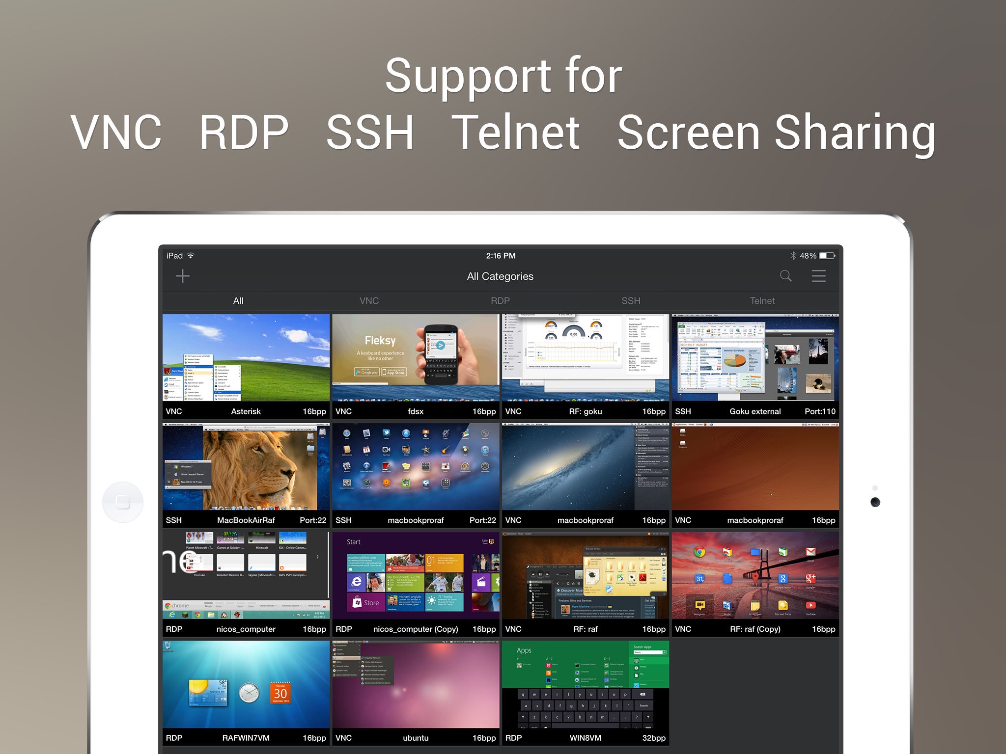 Remoter Pro (VNC, SSH & RDP) screenshot 2
