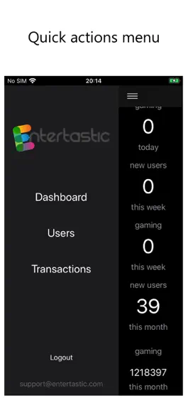 Game screenshot Entertastic white label admin hack