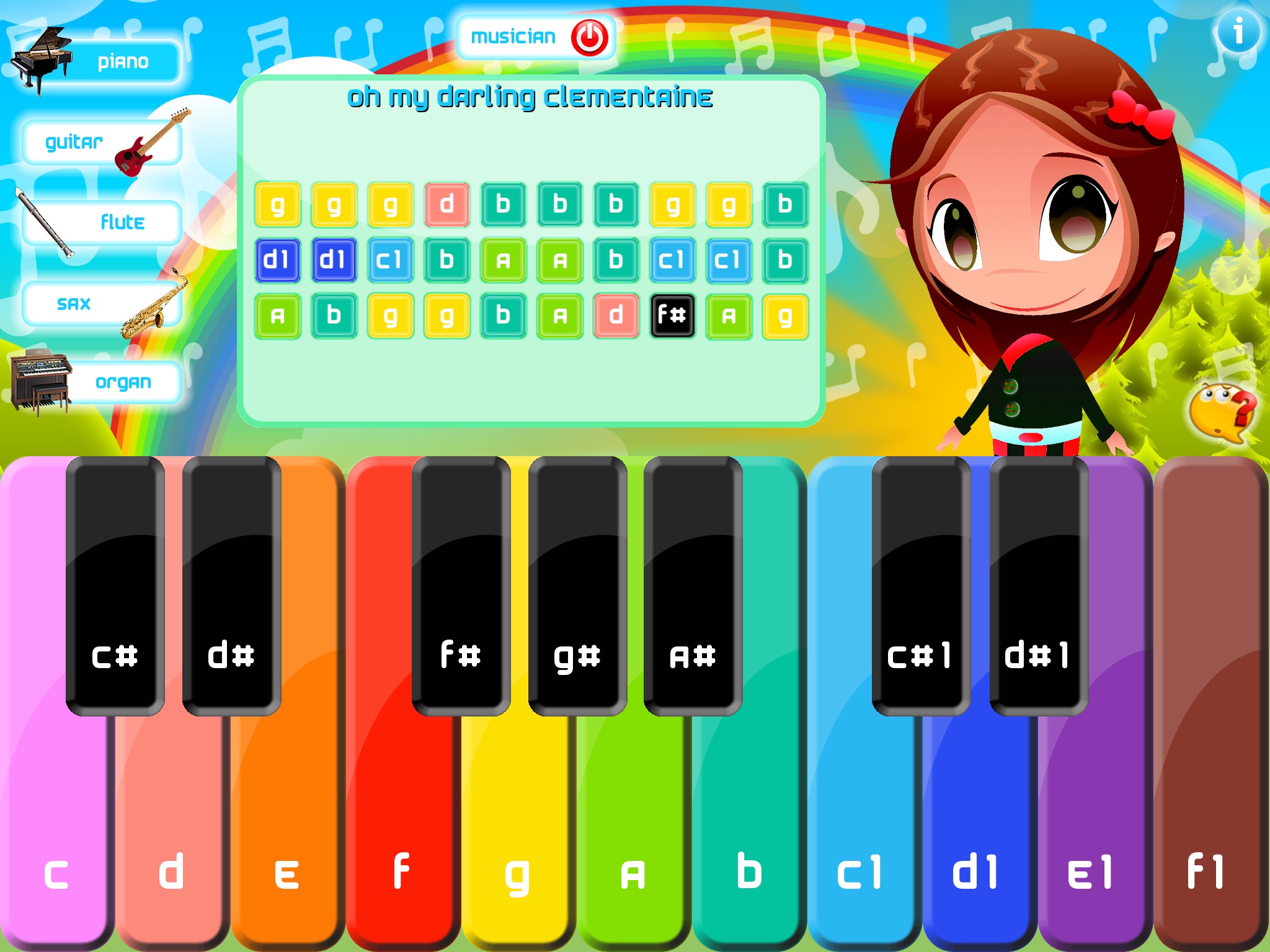 Kids Piano - music sheets screenshot 2