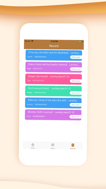 Small library-Debit management screenshot-3
