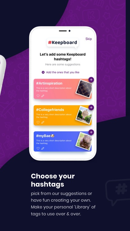 Keepboard: #Hashtag Keyboard