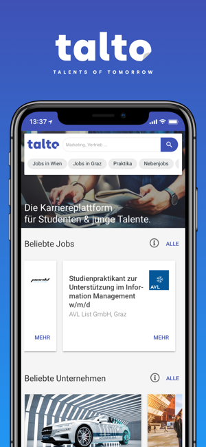 Talto: Studentenjob & Jobsuche