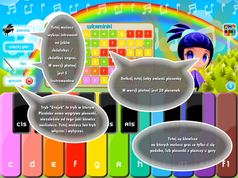 Pianinko Lite - nauka i zabawa screenshot 2