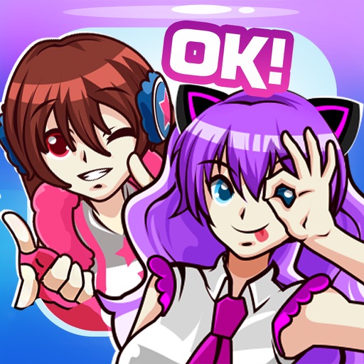 Tokyo Anime Emojis Sticker iOS App