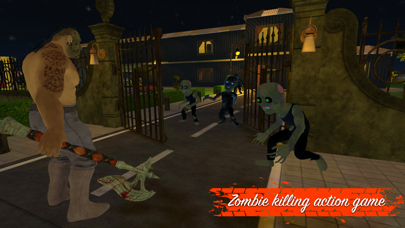 Zombie Warfare With Axe screenshot 2