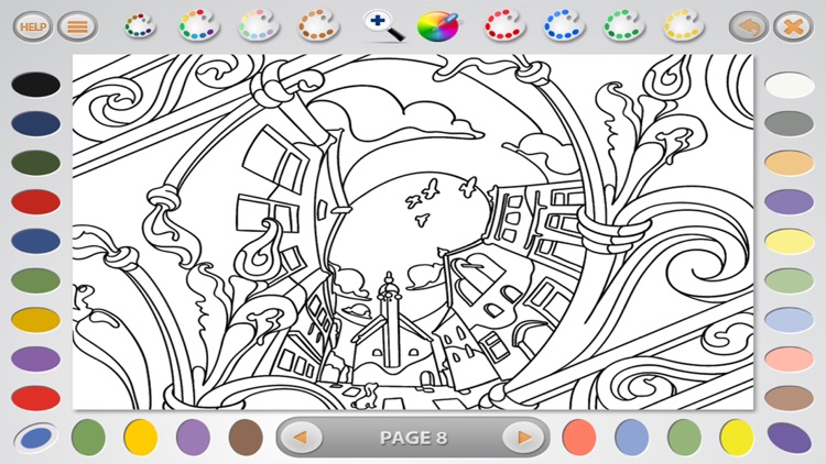 Places: Intricate Coloring screenshot-3