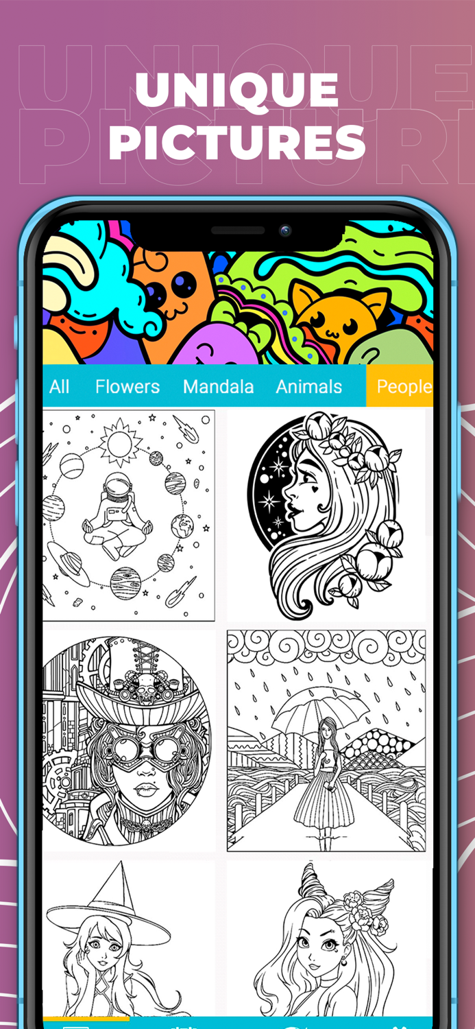 Juicy Paint color by number