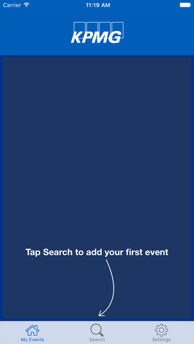 KPMG DE Events screenshot 2
