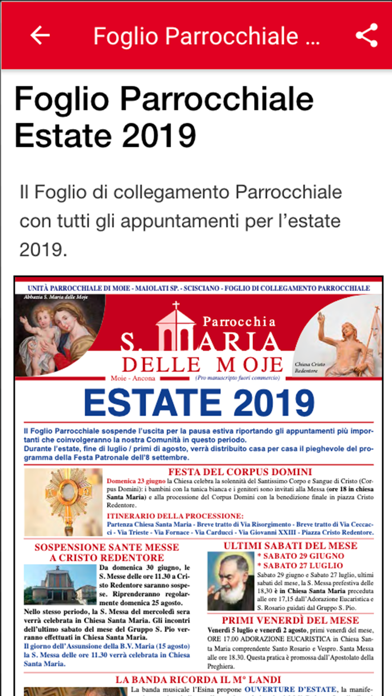 Parrocchie Maiolati Spontini screenshot 2