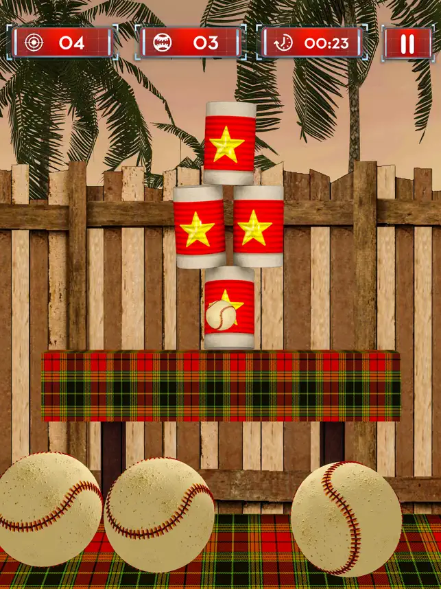 Bildschirmfoto 1 Hit And Knock Down Tin Cans 3D iphone