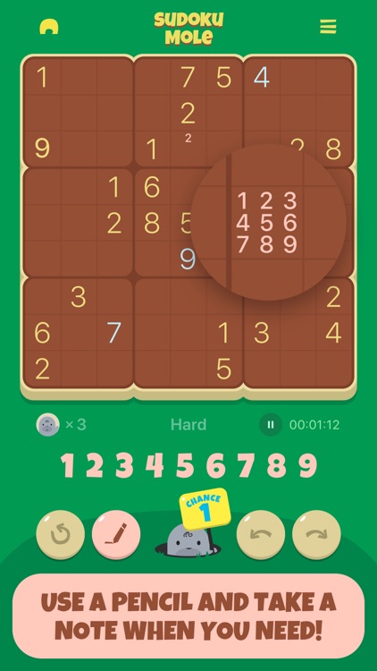 SUDOKU MOLE - Brain Puzzle