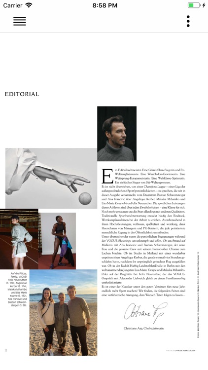 VOGUE MAGAZIN (D)