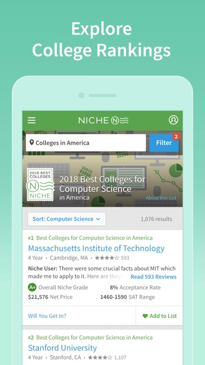 Niche: Colleges, K-12 & Places screenshot-4