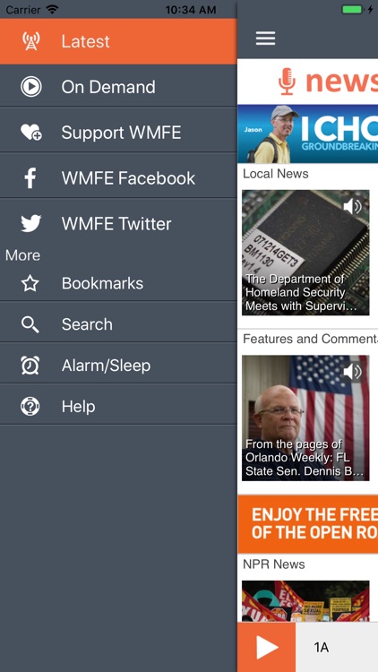 WMFEPublicRadioApp screenshot-3