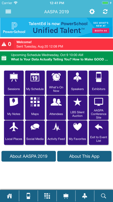 AASPA Events screenshot 2