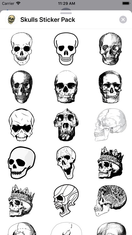 Skulls Sticker Pack