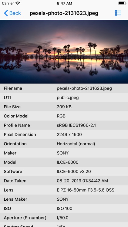 Mexif - Image Metadata Viewer