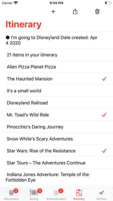 Theme Park Checklist: Anaheim screenshot 4