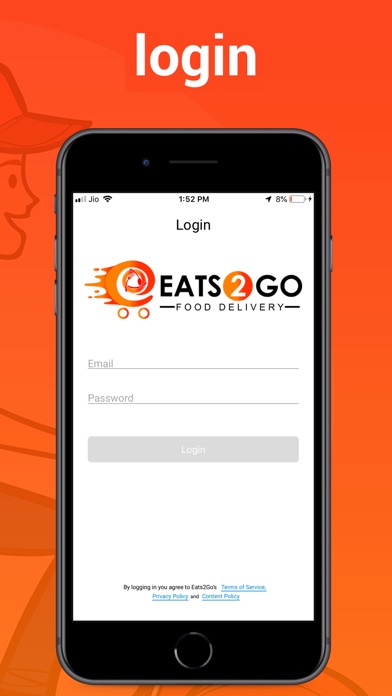 【图】Eats2GoDriver(截图1) 【图】Eats2GoDriver(截图1)