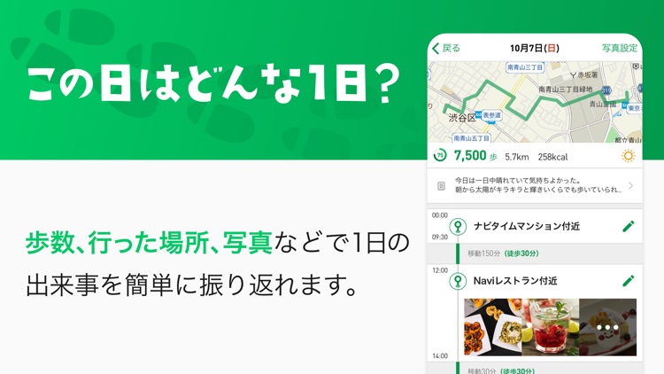 ナビタイムの歩数計アプリ - ALKOO(あるこう) screenshot-3