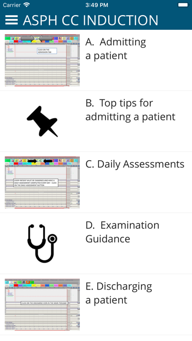 Critical Care Induction screenshot 4