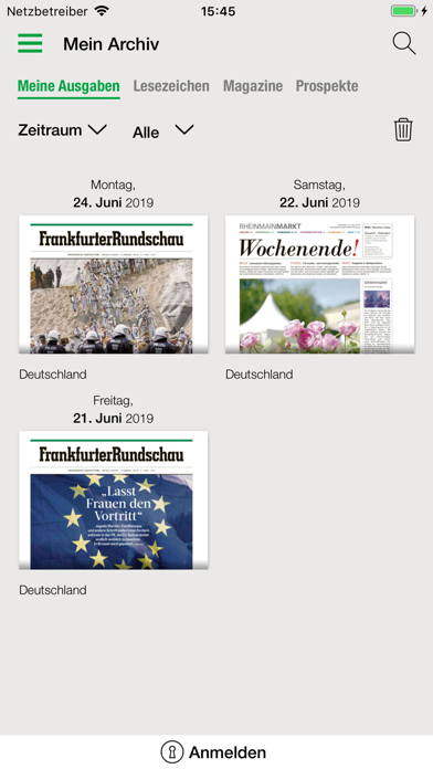 FR Digitale Zeitung screenshot 2