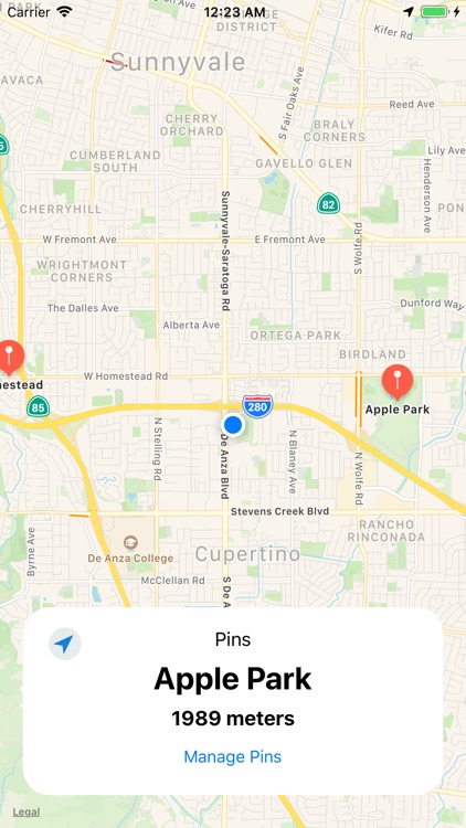 WhereNext: Map Pinning Tool