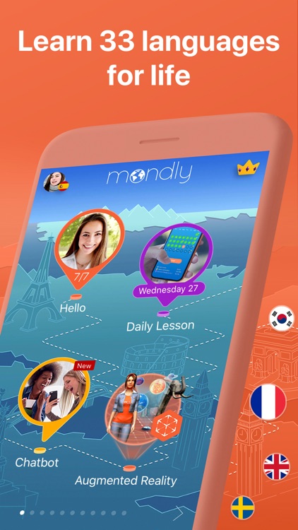 Mondly: Language Learning App screenshot-0