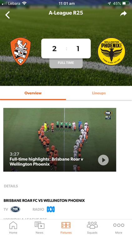 Brisbane Roar Official App screenshot-3