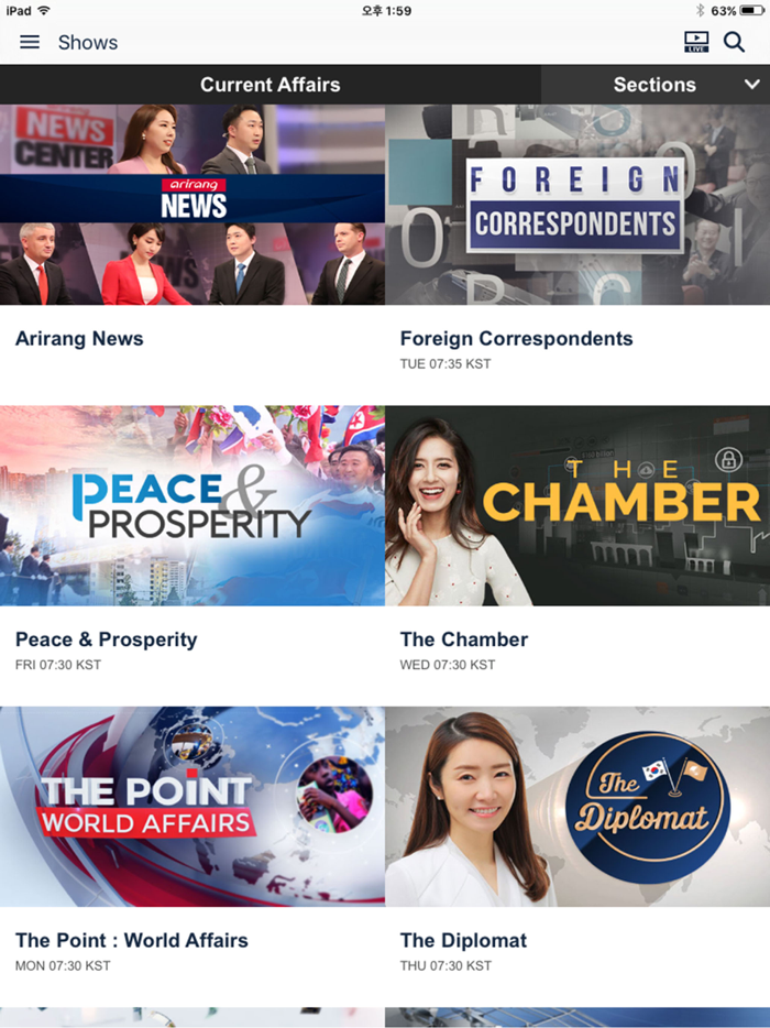 Arirang TV for iPad
