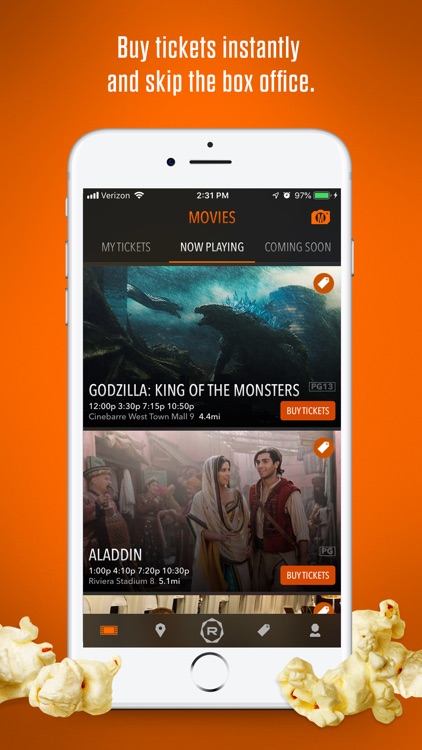 Regal: Movie Tickets & Times
