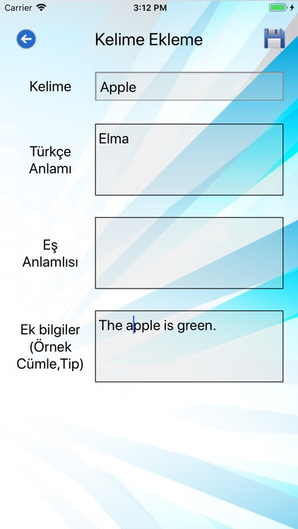 İngilizce Kelime Kaydet screenshot-4