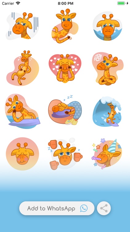 Alfie The Giraffe - Stickers