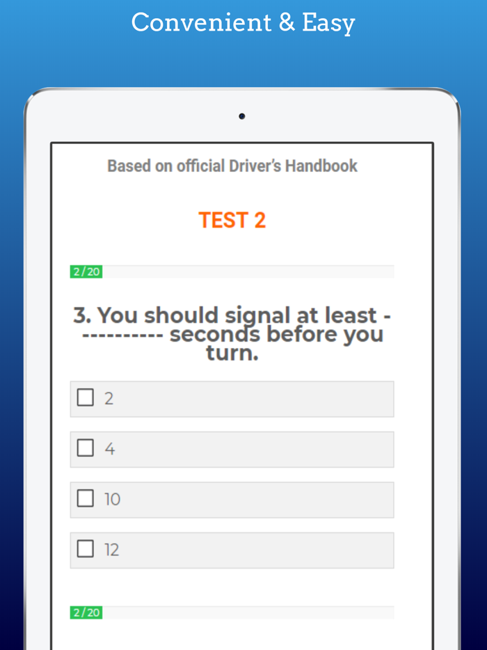 FL DMV PRACTICE DRIVING TESTS