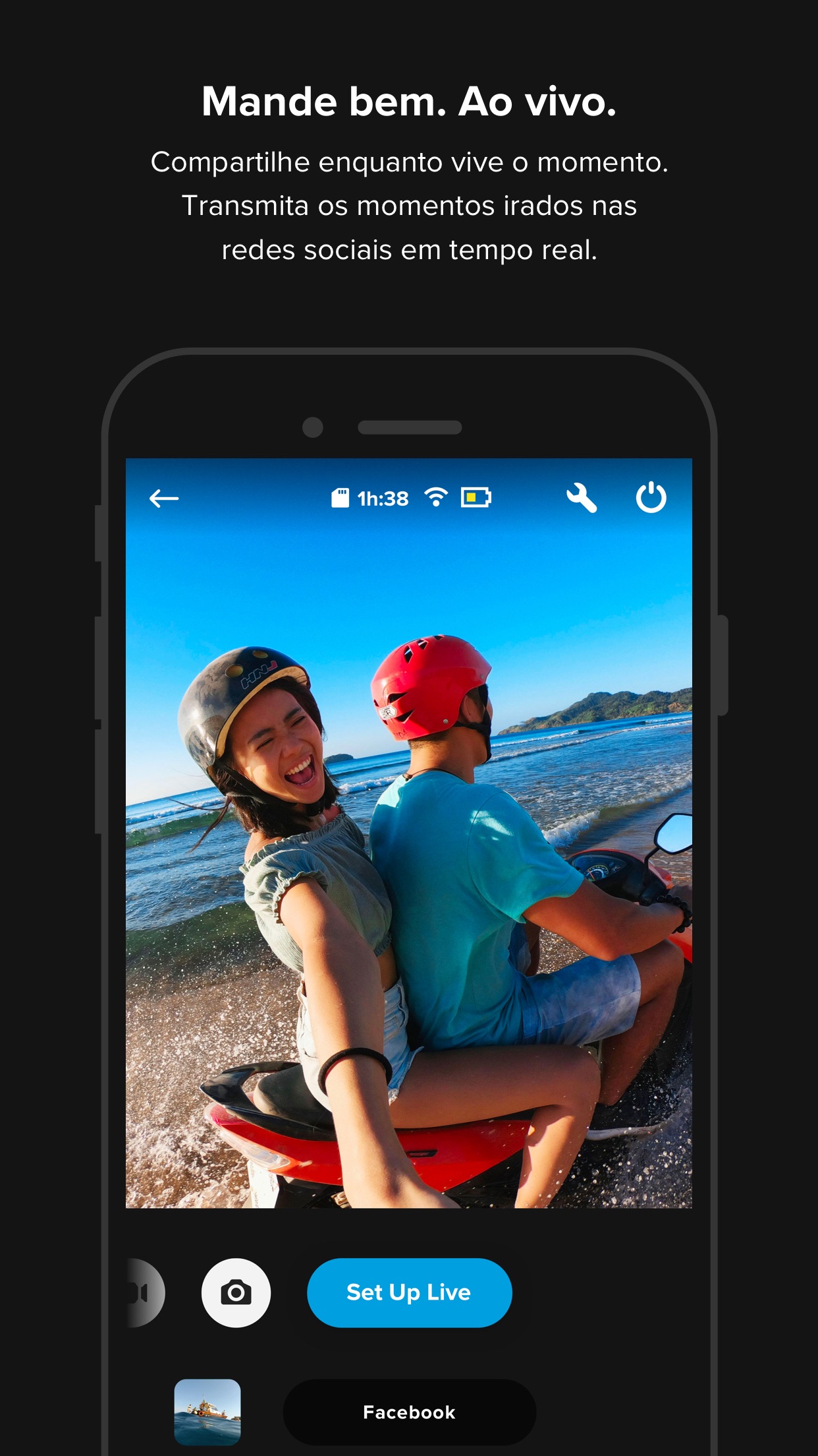Screenshot do app GoPro