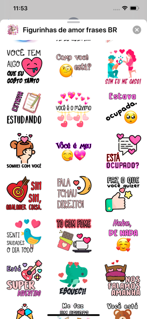 Figurinhas de amor frases BR(圖2)-速報App