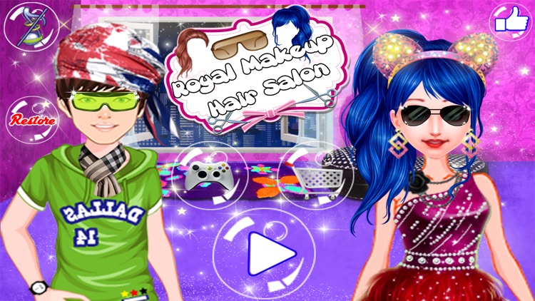 Royal Makeup Salon Girls Games screenshot-4