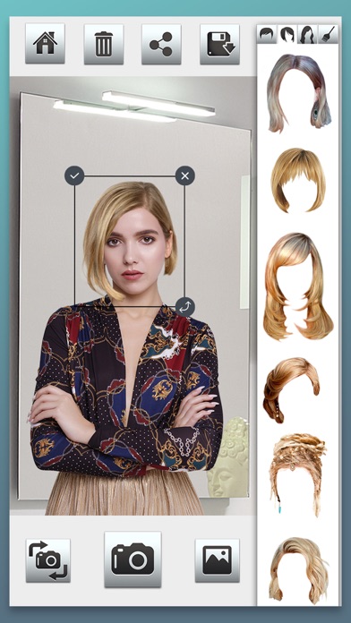 How to cancel & delete Change hairstyle & Haircut editor with my photo from iphone & ipad 3