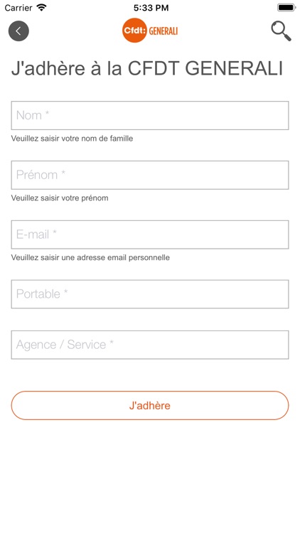 CFDT GENERALI screenshot-3
