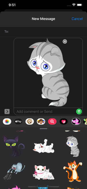 Cats Stickers & Emojis(圖8)-速報App