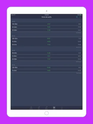 Screenshot 3 Registro de las tomas de bebé iphone