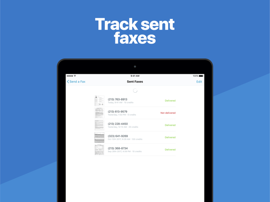Fax Pro - Send fax from iPhone screenshot