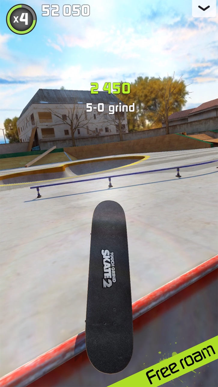 Touchgrind Skate 2 - Free Hack screenshot 3 - iOS game interface