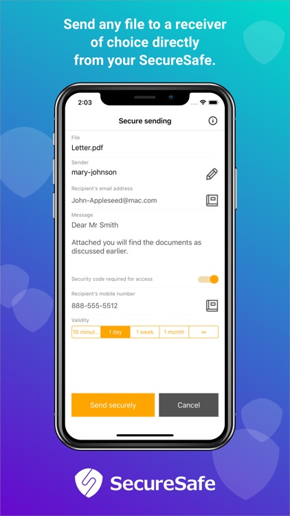SecureSafe screenshot-3