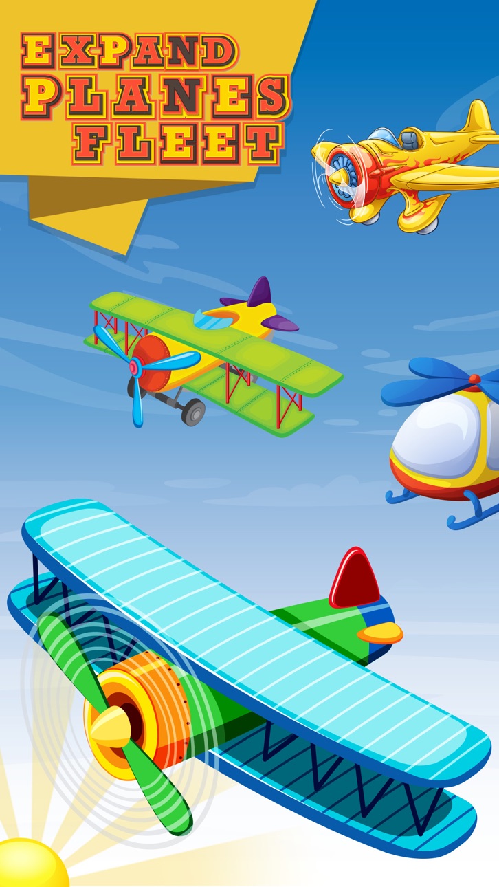 Merge Planes Go Idle Tap Mania Hack screenshot 5 - iOS game interface