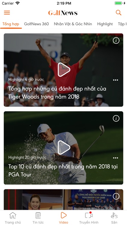 Golf News VN screenshot-3