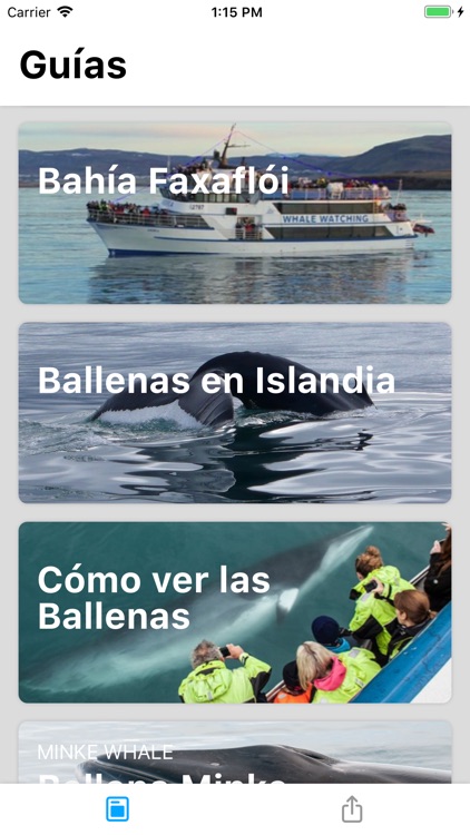 Ballenas en Islandia Audioguía